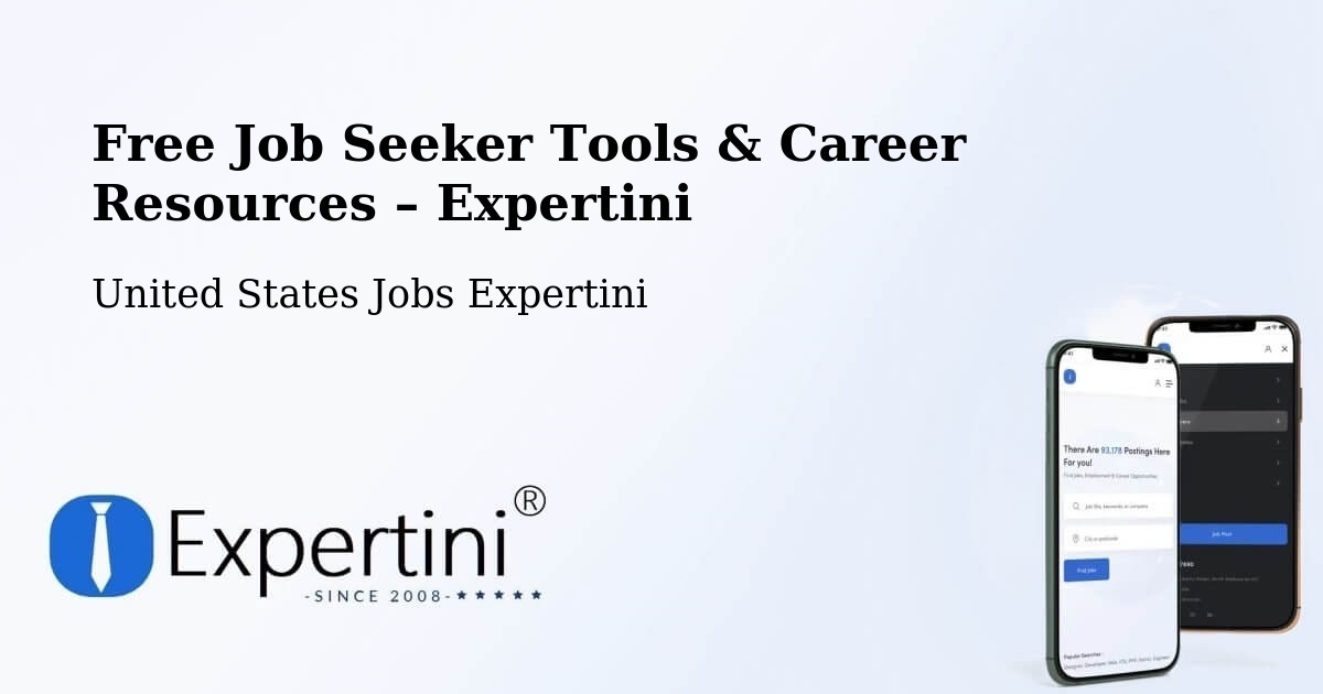 Free Job Seeker Tools & Career Resources – United States - United States Jobs Expertini