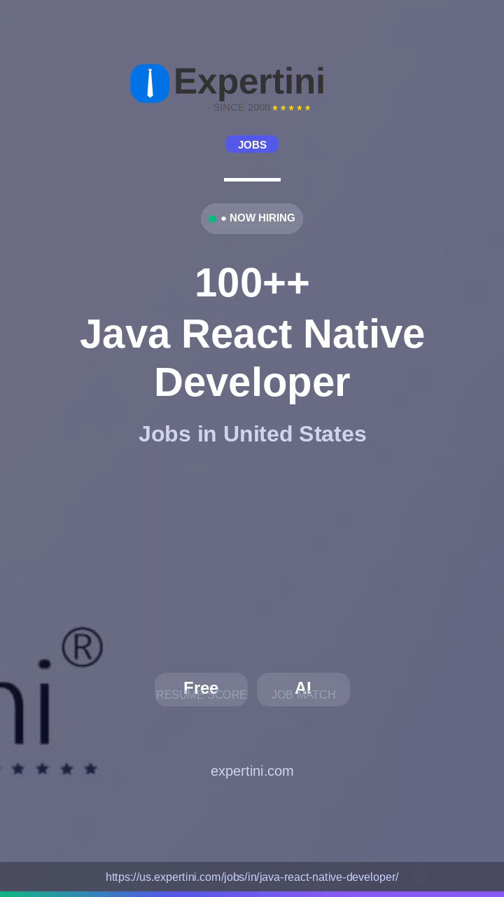 209,542+ Java React Native Developer Jobs in USA — Top Companies Hiring September 2026