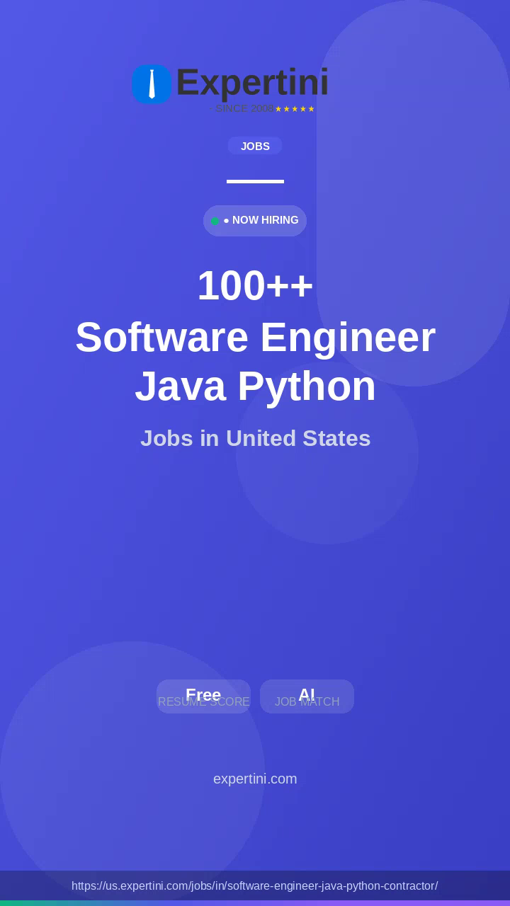 1,791,333+ Software Engineer Java Python Contractor Jobs in USA — Top Companies Hiring August 2026